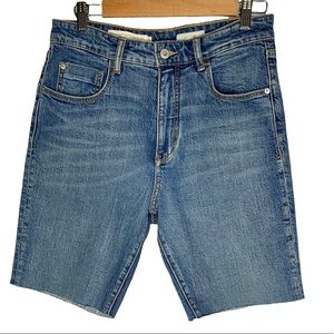 PILCRO and the LETTERPRESS Jean Cut Off Shorts